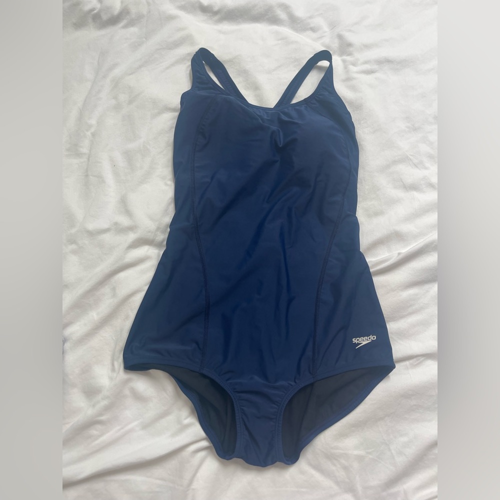 Speedo Women's Navy One-Piece Swimsuit